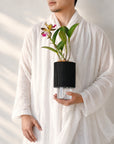 RILL SELF-WATERING & AIR PRUNING PLANTER - BLACK - VerdiPot