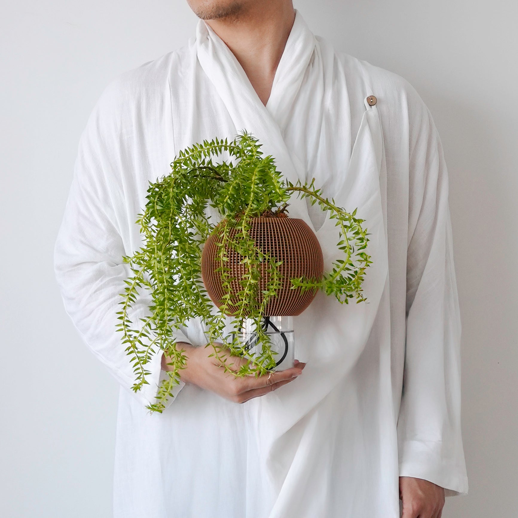 ORB SELF-WATERING & AIR PRUNING PLANTER - WOOD BROWN - VerdiPot