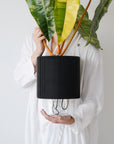 RILL SELF-WATERING & AIR PRUNING PLANTER - BLACK - VerdiPot