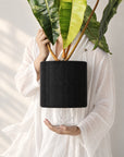 RILL SELF-WATERING & AIR PRUNING PLANTER - BLACK - VerdiPot