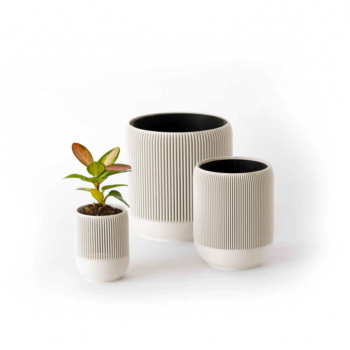LINA SELF-WATERING & AIR PRUNING PLANTER - PORCELAIN WHITE- VerdiPot
